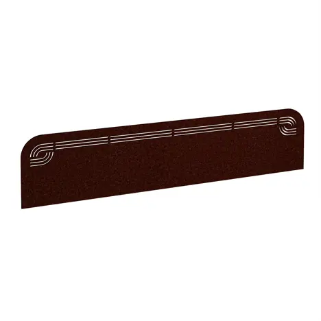 Offset Acoustic Desktop Screen - 1800 - Maroon